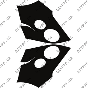 Fenders L & R, Wrapped 2017-2018 Bentley Continental GTC Supersports 18-17 2D Conv PPF