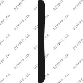 Bumper, Middle 2003-2005 Chrysler PT Cruiser 05-03 4D Sdn PPF