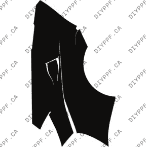 Qtr. Panel, Full Rear Left 2021-2024 Lamborghini Huracan STO 24-21 2D Cpe PPF