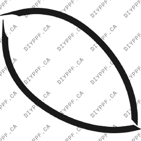 Wheel Lip Front, L&R 2003-2005 Chevrolet Cavalier 05-03 2D Cpe PPF