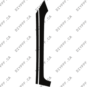 Door, A Pillar Left 2014-2020 Rolls-Royce Ghost 20-14 4D Sdn PPF