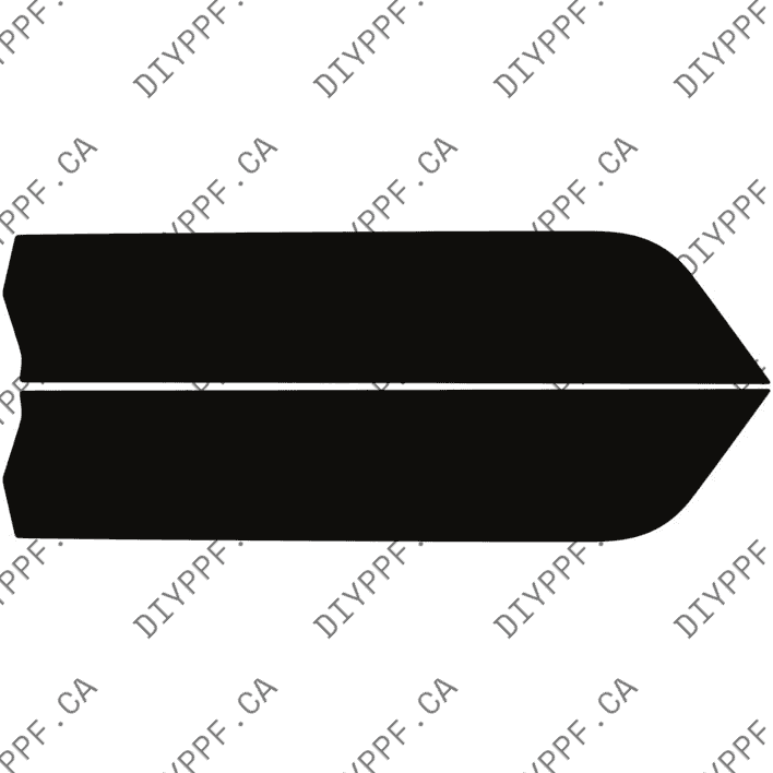 Door Panels Rear, L&R 2022-2024 Volkswagen Jetta SEL 24-22 4D Sdn PPF