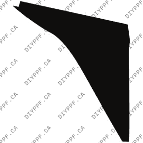 Fender, Left, Wrapped 2022-2024 Volkswagen Jetta SEL 24-22 4D Sdn PPF