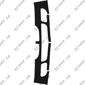 Bumper, Bottom 2003-2005 Dodge Neon 05-03 4D Sdn PPF