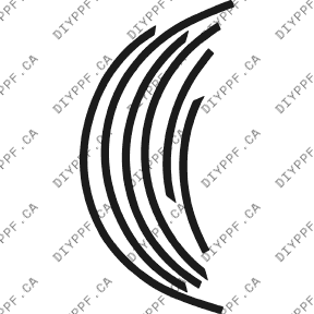 Wheel Lips 2003-2006 KIA Optima 06-03 4D Sdn PPF