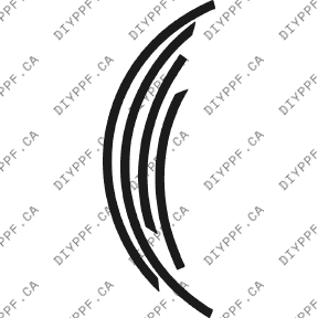 Wheel Lip Rear, L&R 2003-2006 KIA Optima 06-03 4D Sdn PPF