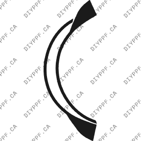 Wheel Lip/Splash Front, L&R 2003-2006 KIA Optima 06-03 4D Sdn PPF