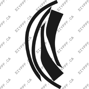 Wheel Lip/splash Rear, L&R 2003-2005 KIA Rio Cinco 05-03 4D SW PPF