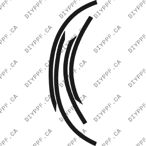 Wheel Lip Rear, L&R 2003-2005 KIA Spectra 05-03 4D Sdn PPF