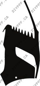 Bumper, Right w/ 1 sensor 2023-2024 Lexus RX 24-23 4D SUV PPF