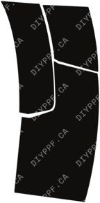 Wheel, Rear Splash Left 2022-2023 Audi e-tron S 23-22 4D SUV PPF