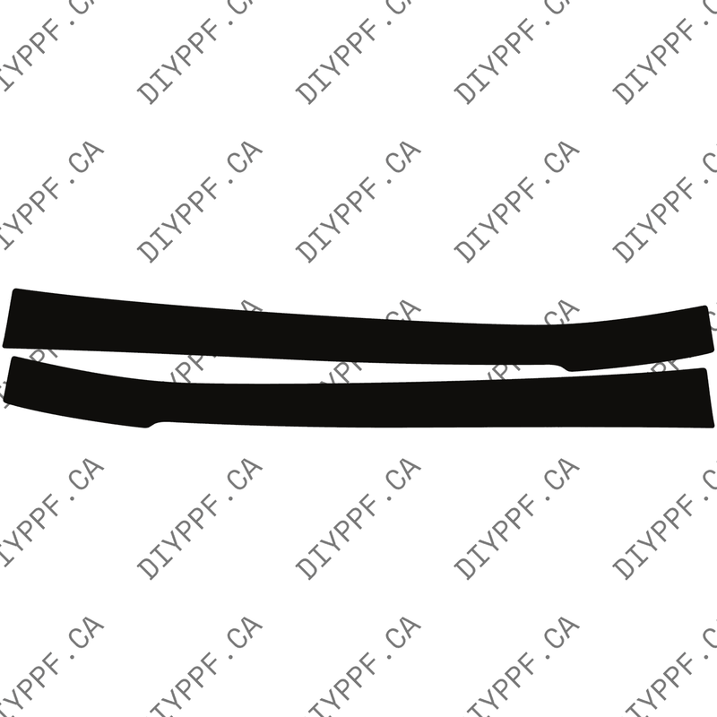 Chevrolet Silverado 1500 High Country (2022–2025) A-Pillar Paint Protection Film (PPF) Kit – Crew Cab Pickup