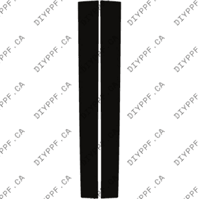 Door Panels Front, L&R 2021-2024 Genesis G80 Sport Prestige 24-21 4D Sdn PPF