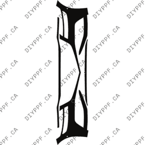 Front Bumper, w/ 2 Sensors 2021-2024 Genesis G80 Sport Prestige 24-21 4D Sdn PPF