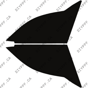 Fenders L & R, Wrapped 2021-2024 Genesis G80 Sport Prestige 24-21 4D Sdn PPF