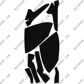 Mirrors 2021-2024 Porsche Taycan Turbo S Cross Turismo 24-21 4D SW PPF