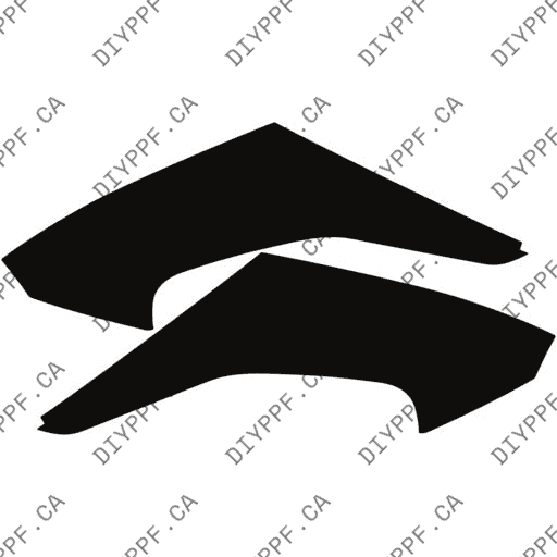 Fenders L & R, Wrapped 2021-2024 Porsche Taycan Turbo S Cross Turismo 24-21 4D SW PPF