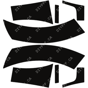 Splash w/ Off-Road Design Package 2021-2024 Porsche Taycan Turbo S Cross Turismo 24-21 4D SW PPF