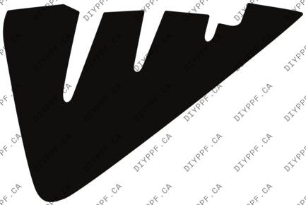 Bumper, Middle Left 2022-2024 KIA Forte GT-Line/GT 24-22 4D Sdn PPF