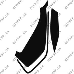 Bumper, Bottom Left 2022-2024 KIA Forte GT-Line/GT 24-22 4D Sdn PPF