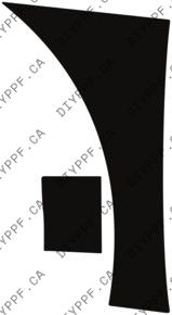 Wheel, Front Splash Left 2022-2024 KIA Forte GT-Line/GT 24-22 4D Sdn PPF