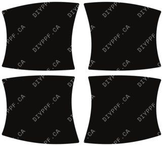 Door Handles 2022-2024 Mercedes-Benz C Class w/ AMG Line 24-22 4D Sdn PPF