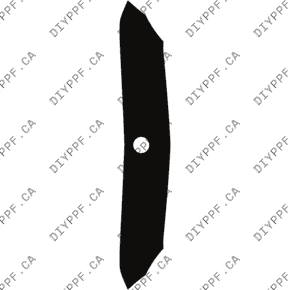 Bumper, Top 2022-2024 Mercedes-Benz C Class w/ AMG Line 24-22 4D Sdn PPF