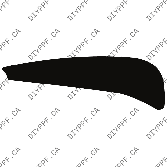 Bumper, Bottom Left 2022-2024 Mercedes-Benz C Class w/ AMG Line 24-22 4D Sdn PPF