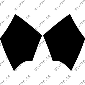 Fenders L & R 2022-2023 Fiat 500X Pop 23-22 4D SUV PPF