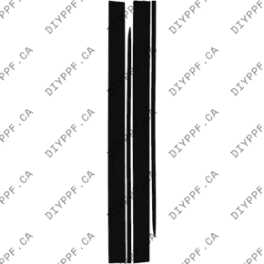 Door Panels Front, L&R 2022-2023 Mercedes-Benz EQB w/ AMG Line 23-22 4D SUV PPF