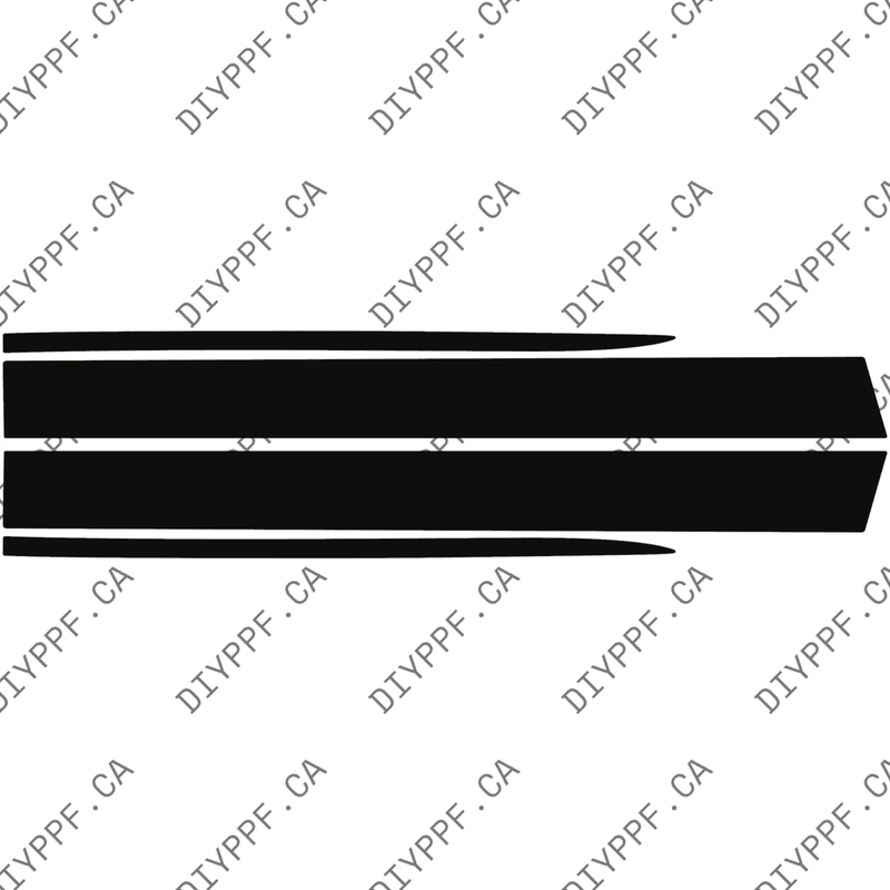 Door Panels Rear, L&R 2022-2023 Mercedes-Benz EQB w/ AMG Line 23-22 4D SUV PPF