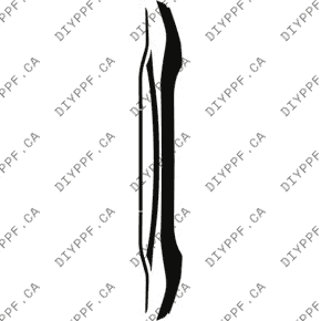 Bumper, Bottom 2022-2023 Mercedes-Benz EQB w/ AMG Line 23-22 4D SUV PPF