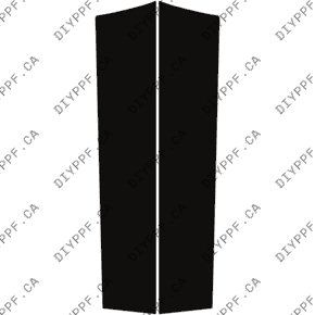 Door Panels Rear, L&R 2023-2024 Mercedes-Benz EQS 450/450+ 24-23 4D SUV PPF