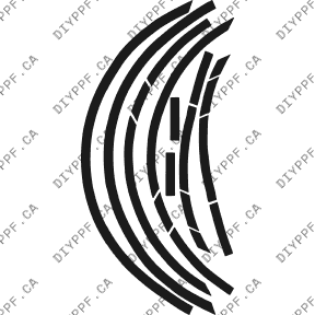 Wheel Lips 2003-2006 Mercedes-Benz S Class Sport 06-03 4D Sdn PPF