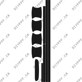 Appearance A 2004-2005 Subaru WRX 05-04 4D Sdn PPF