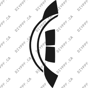 Wheel Lip/Splash Front, L&R 2003-2006 Mercedes-Benz CLK 320 06-03 2D Cpe PPF