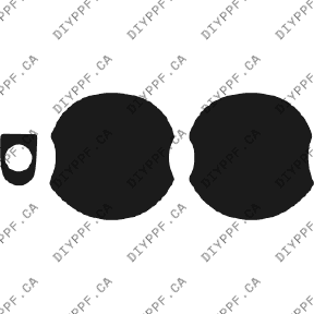 Door Handles 2003-2005 Volkswagen New Beetle 05-03 2D Cpe/Conv PPF