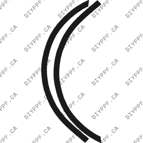 Wheel Lip Front, L&R 2003-2005 Volkswagen New Beetle 05-03 2D Cpe/Conv PPF