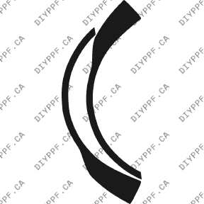 Wheel Lip/Splash Front, L&R 2003-2005 Volkswagen New Beetle 05-03 2D Cpe/Conv PPF