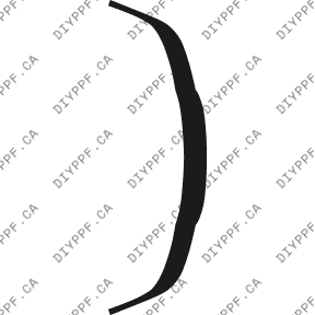 Front Bumper Part 1 2003-2011 Lincoln Town Car W/Plates 11-03 4D Sdn PPF