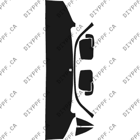 Hood/Fender/Mirrors 2003-2011 Lincoln Town Car W/Plates 11-03 4D Sdn PPF