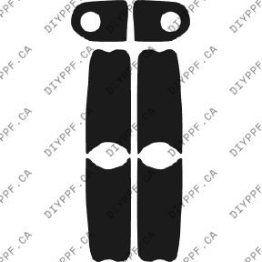 Door Handles 2003-2011 Lincoln Town Car W/Plates 11-03 4D Sdn PPF