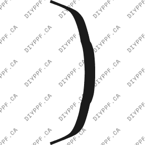 Bumper, Top 2003-2011 Lincoln Town Car W/Plates 11-03 4D Sdn PPF