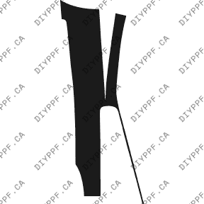 Bumper, Middle Left 2003-2011 Lincoln Town Car W/Plates 11-03 4D Sdn PPF