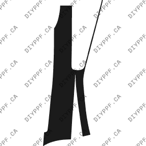 Bumper, Middle Right 2003-2011 Lincoln Town Car W/Plates 11-03 4D Sdn PPF