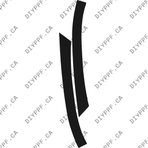 A Pillar 2003-2005 Toyota 4Runner 05-03 4D SUV PPF