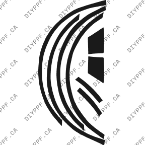 Wheel Lips 2003-2004 Mercedes-Benz SL w/AMG Bumper 04-03 2D Cpe/Conv PPF