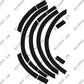 Wheel Lips 2004-2008 Chrysler Crossfire 08-04 2D Cpe/Conv PPF