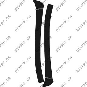 A Pillar 2004-2006 Toyota Solara 06-04 2D Cpe PPF