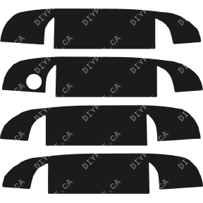 Door Handles 2004-2007 Buick Rainier 07-04 4D SUV PPF